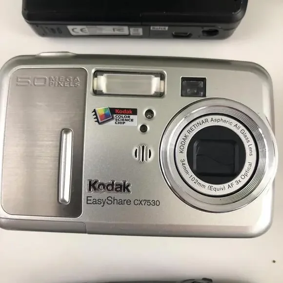 Untested Lot Of 7 Cameras /5 Digital/ 2 Film- AS IS - For Parts Or Repair P13 - Picture 5 of 8